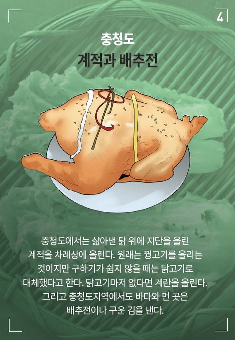 지역별 명절음식 어떻게 다를까? 사진 4번