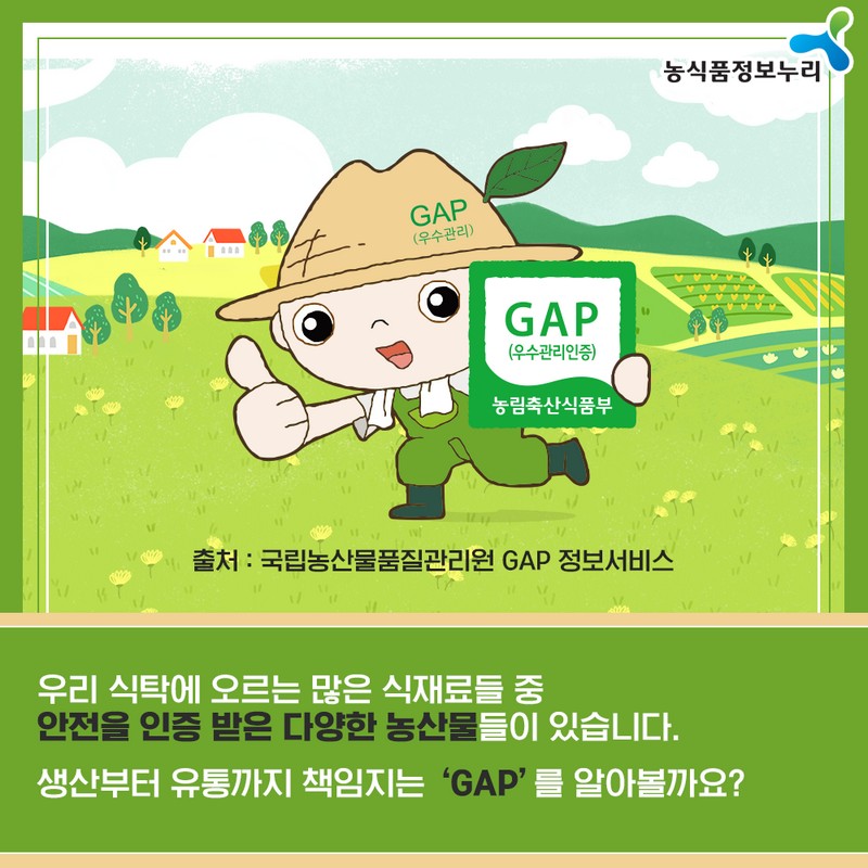 우리 가족 안전 식탁 GAP 사진 2번