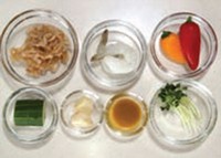 꿀 해파리냉채 식재료