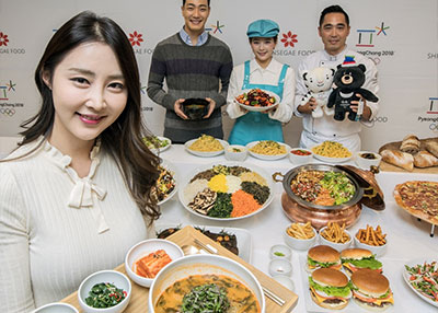 신세계푸드 평창올림픽 급식메뉴 홍보