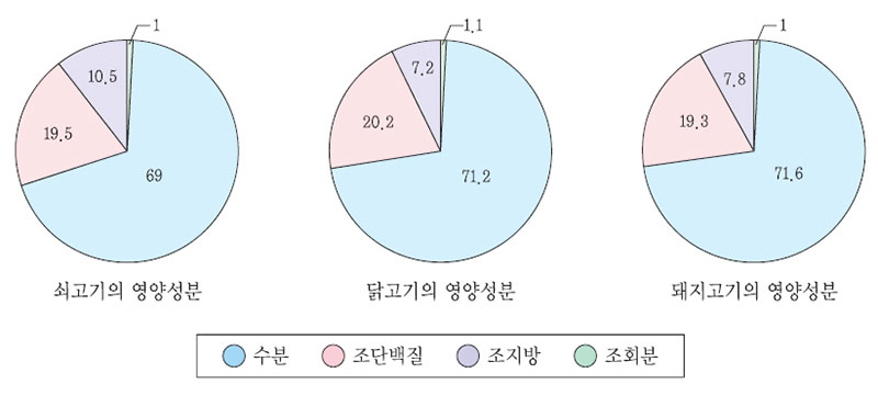 육류의 영양성분