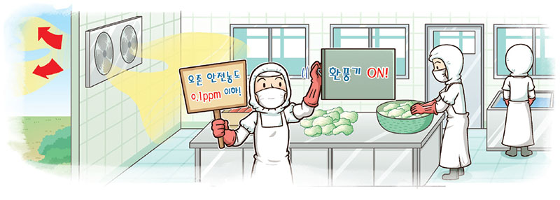 주방 소독시 유의 사항