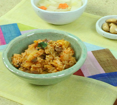 김치밥 레시피
