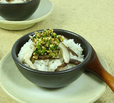 표고버섯밥 레시피