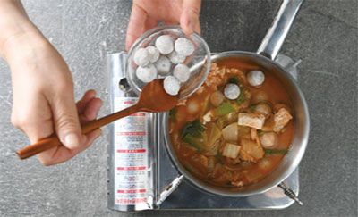 메밀옹심이김치찌개 조리순서 Step 3