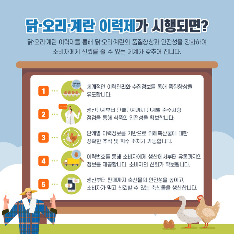 닭·오리·계란 이력제 사진 3번