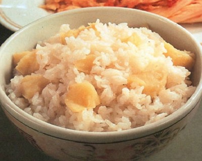 감자밥 북한음식