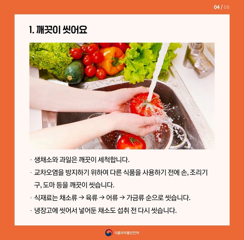 임신부를 위한 식중독 예방 요령 사진 5번