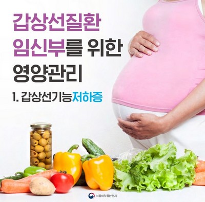 갑상선질환 임신부를 위한 영양관리 - 갑상선기능저하증