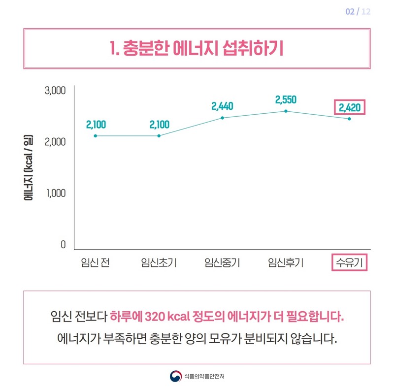 수유부의 식사관리 사진 3번