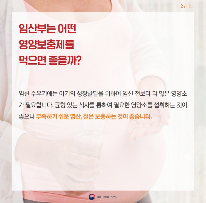 임신부를 위한 영영보충제 선택 요령 사진 2번