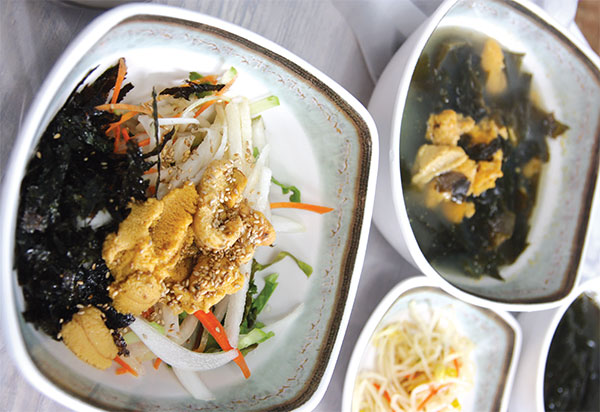 강원 고성 초도마을 성게비빔밥, 성게미역국