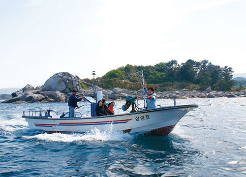 강원 고성 초도마을 여름 체험 프로그램 어선관광체험
