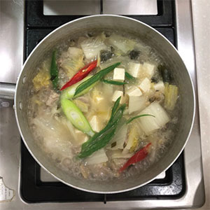 맑은김치찌개 레시피 조리순서 6.