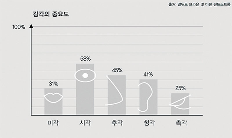 감각의 중요도