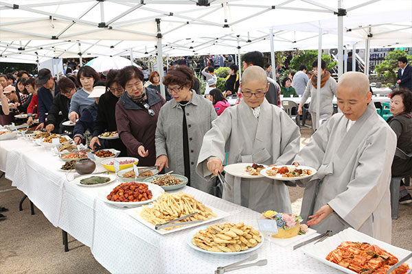 대전 영선사 사찰음식 대잔치