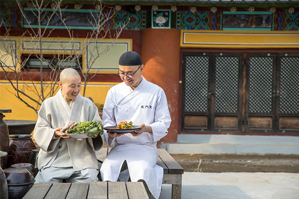 도림 스님과 옥동식 셰프