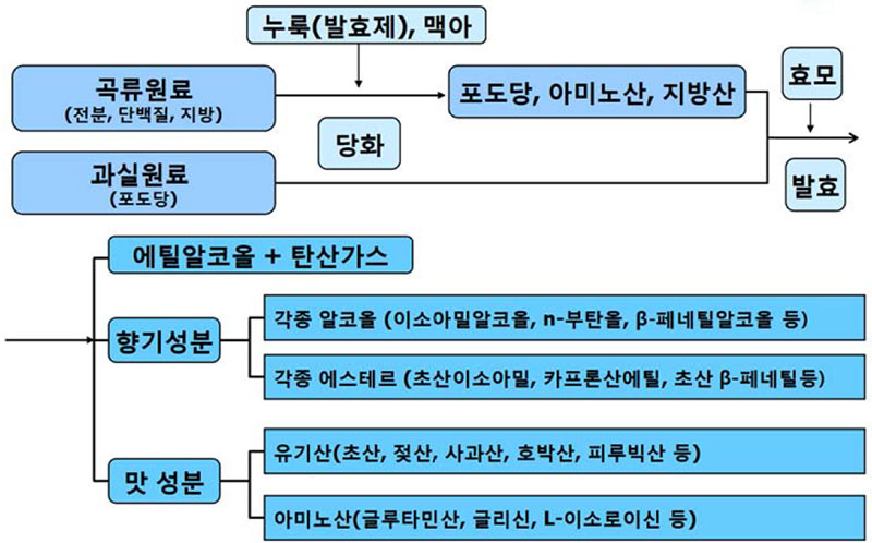 술 제조 원리