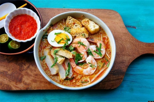 싱가포르음식 락사 Laksa