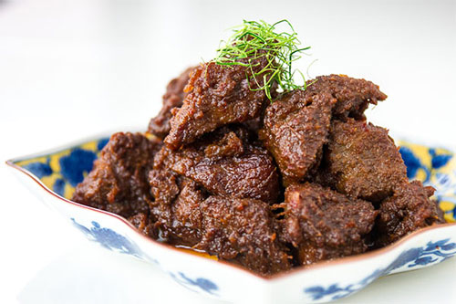 말레이시아음식 른당 Rendang