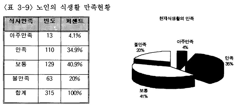 약선 메뉴 계획 설문지 조사대상자 식생활의 만족