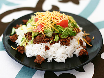 타코 라이스(Taco rice), 일본