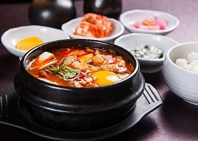 순두부찌개(Soft Tofu Stew)