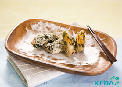 깻잎단호박튀김