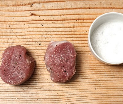 블루치즈 안심스테이크 조리순서 01.